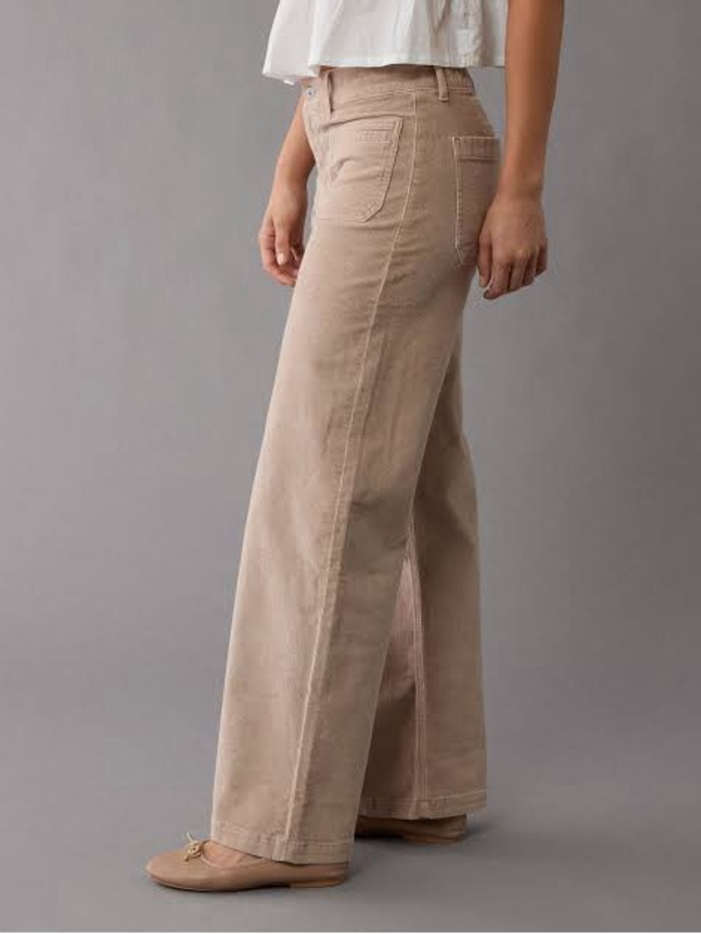 American Eagle Corduroy Wide Legged Pants